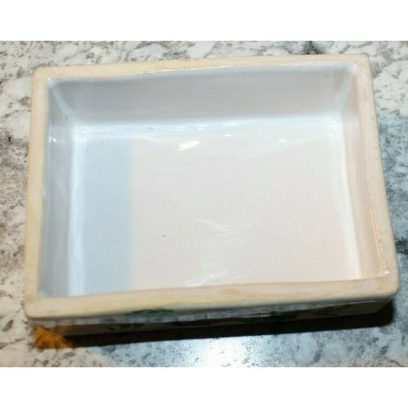 Vintage Hand Painted Trinket Box Dutch Couple Ceramic Excellent Cond. - Picture 7 of 9